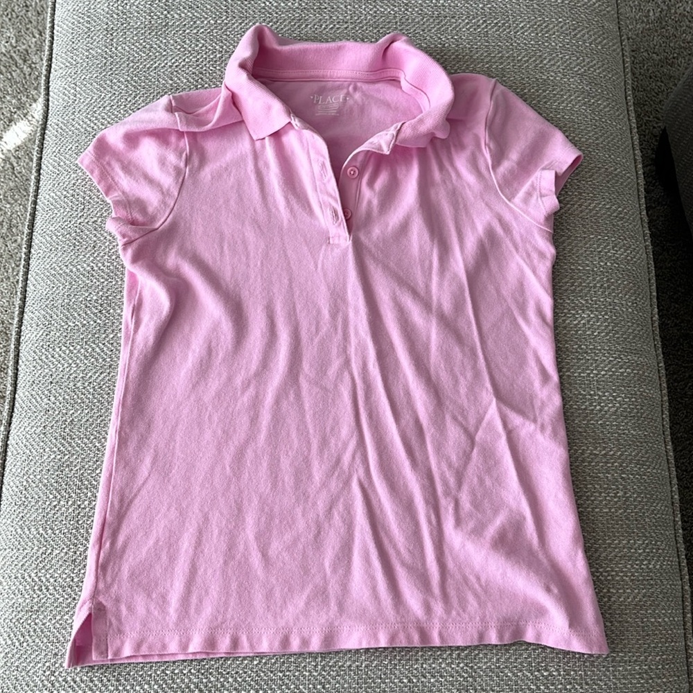 Little girls large 10/12 pink children’s place shirt worn once